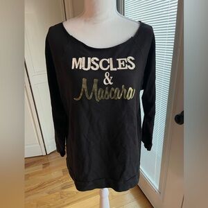 Muscle & Mascara by Moxie Off-Shoulder Sweater
